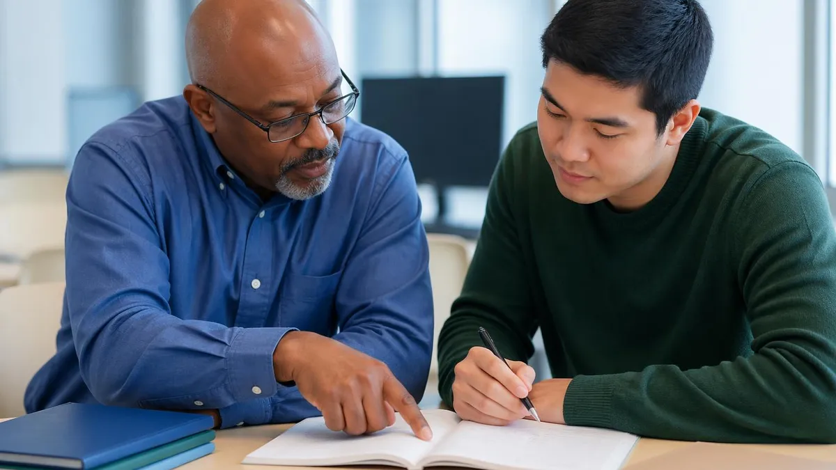 TABE test scoring guide showing scale scores and NRS educational functioning levels