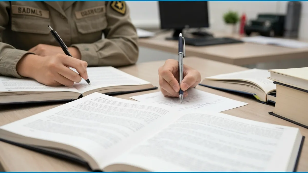 TAPAS personality test forced-choice question format showing two statements side by side for Army assessment preparation