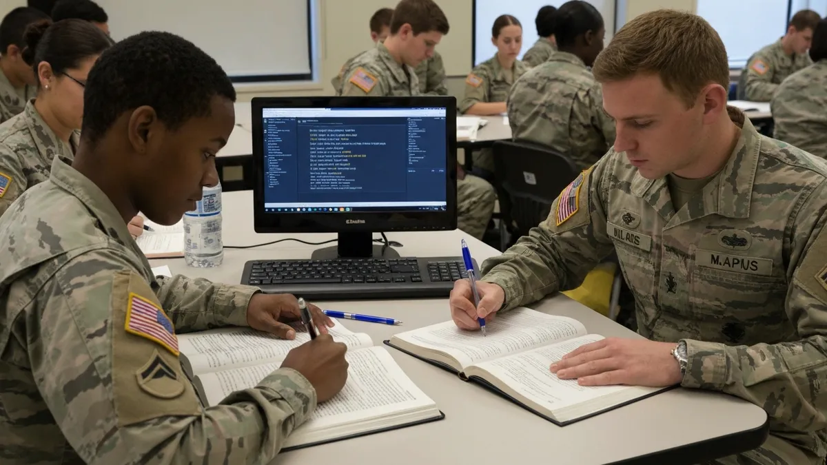 Military recruits completing personality assessments at MEPS with counselor review of TAPAS results for Army placement