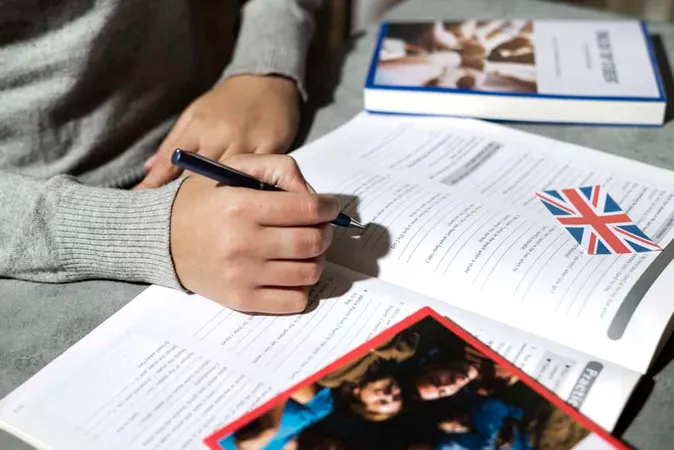 English Book Resting Table Worki 2 - TOEFL study guide