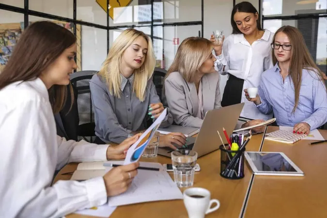 Business Women Meeting Strategizing X - Test of Workplace Essential Skills study guide