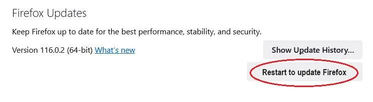 Firefox Finish Updating 1 - Update Browser study guide