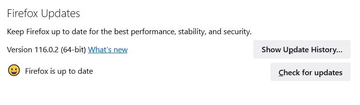 Firefox Updates - Update Browser study guide