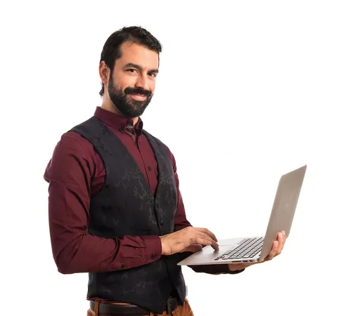 Businessman With Laptop - VCA-DCV VMware Certified Associate on vSphere study guide