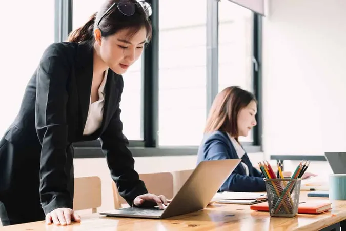 Businesswoman Working Office 1 - WorkKeys study guide