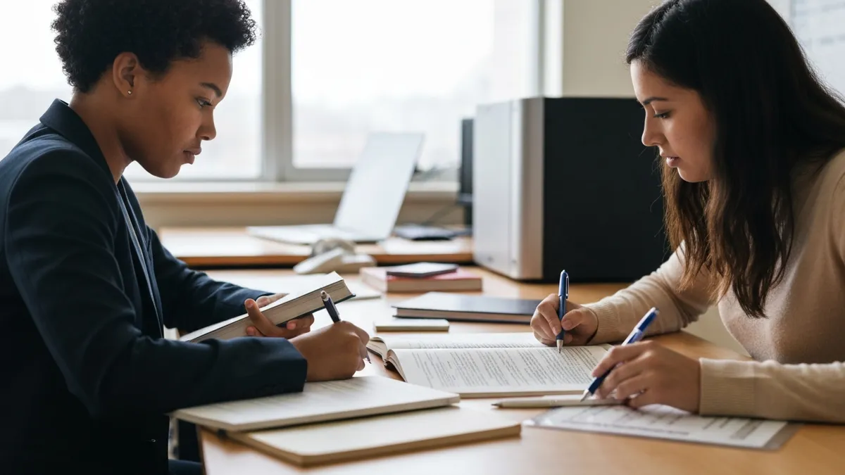 KPA Reading Comprehension passage types and question strategies diagram