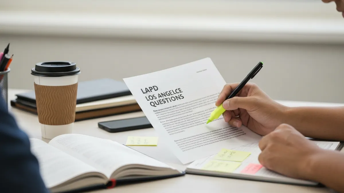 Lapd Pfq Requirements - LAPD - Los Angeles Police Department certification study resource