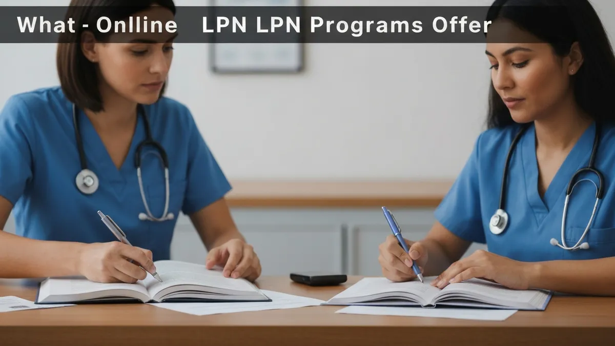 What Online LPN Programs Offer - LPN - Licensed Practical Nurse certification study resource