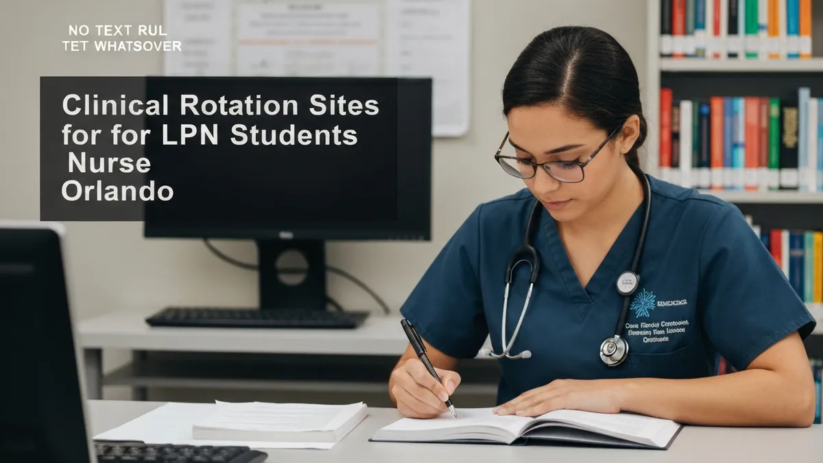 Clinical Rotation Sites for LPN Students in Orland - LPN - Certified Practical Nurse certification study resource