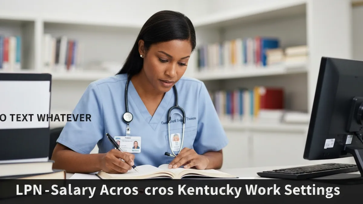 LPN Salary Comparison Across Kentucky Work Setting - LPN - Certified Practical Nurse certification study resource