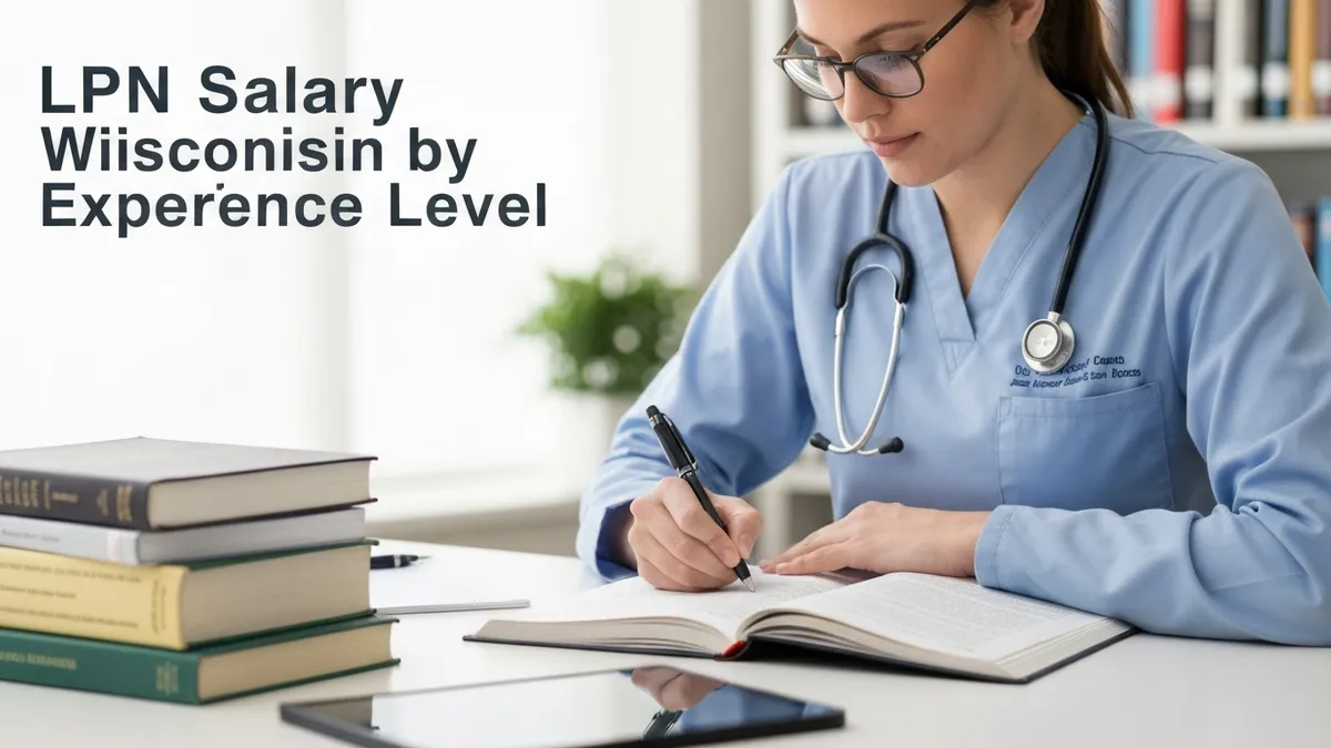 LPN Salary Wisconsin by Experience Level - LPN - Certified Practical Nurse certification study resource