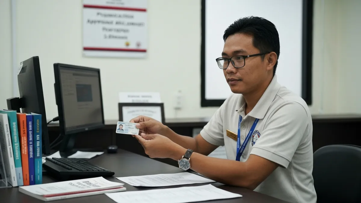 LTO district office application counter Philippines student permit