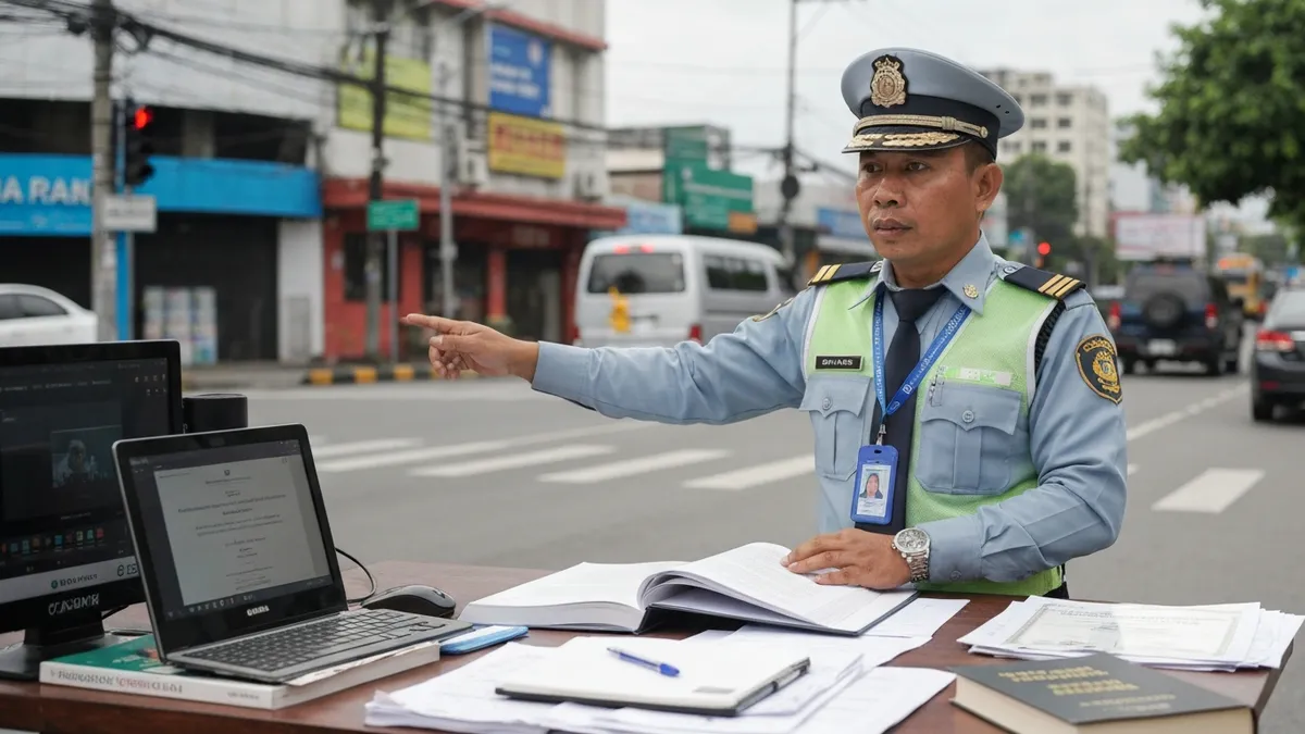 Sample LTO Student Permit card showing Philippine driver learner permit format
