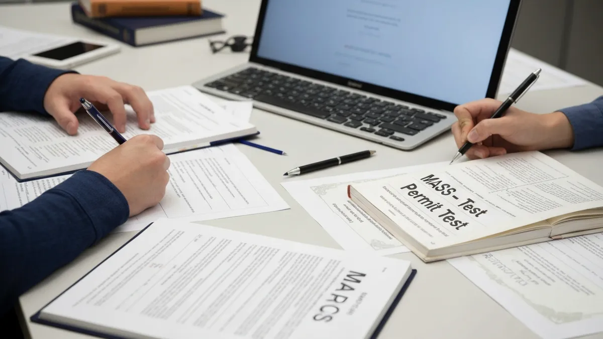 Massachusetts Rmv Permit Test — Key Facts - MASS - Test certification study resource