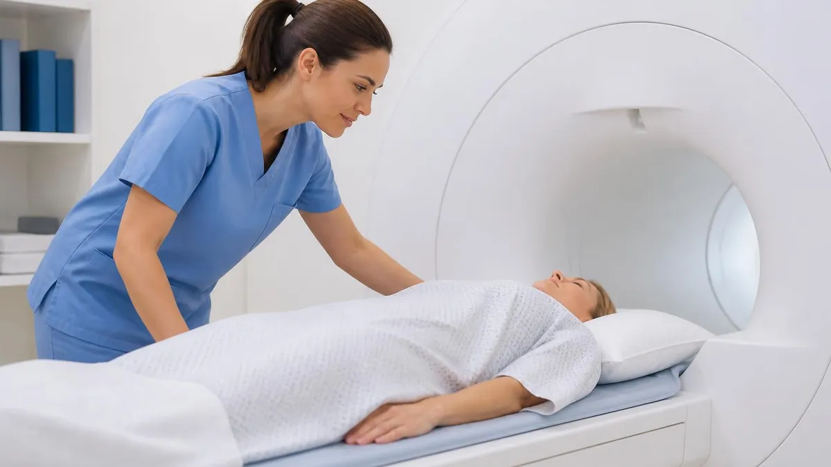 Pre-scan Preparation for an Open Bore Mri - MRI - Magnetic Resonance Imaging certification study resource