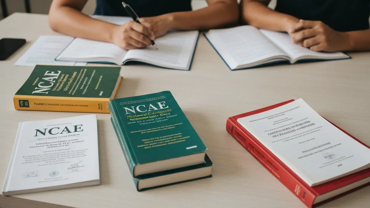 NCAE Filipino study materials including grammar notes and Philippine literature texts
