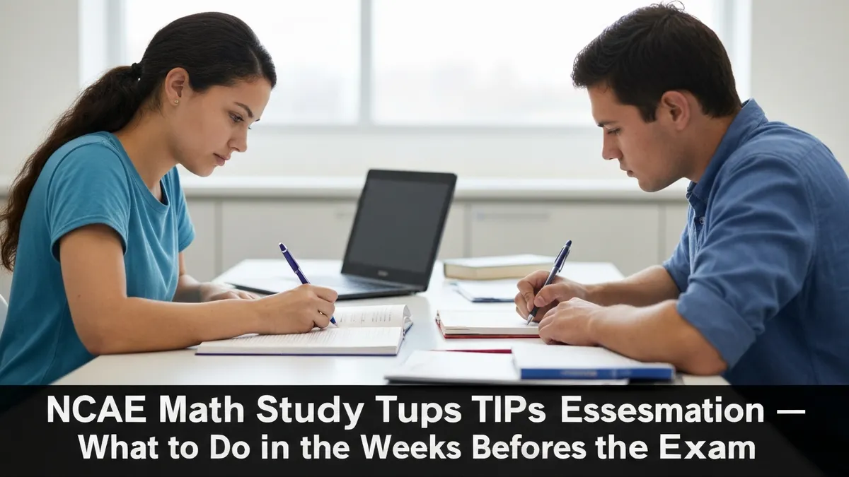 Ncae Math Study Tips - NCAE - National Career Assessment Examination certification study resource