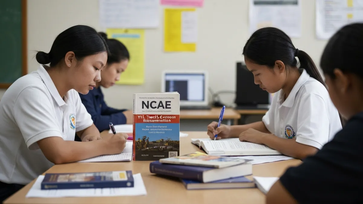 TVL track sub-strands and NCAE score guidance for Grade 9 students in the Philippines