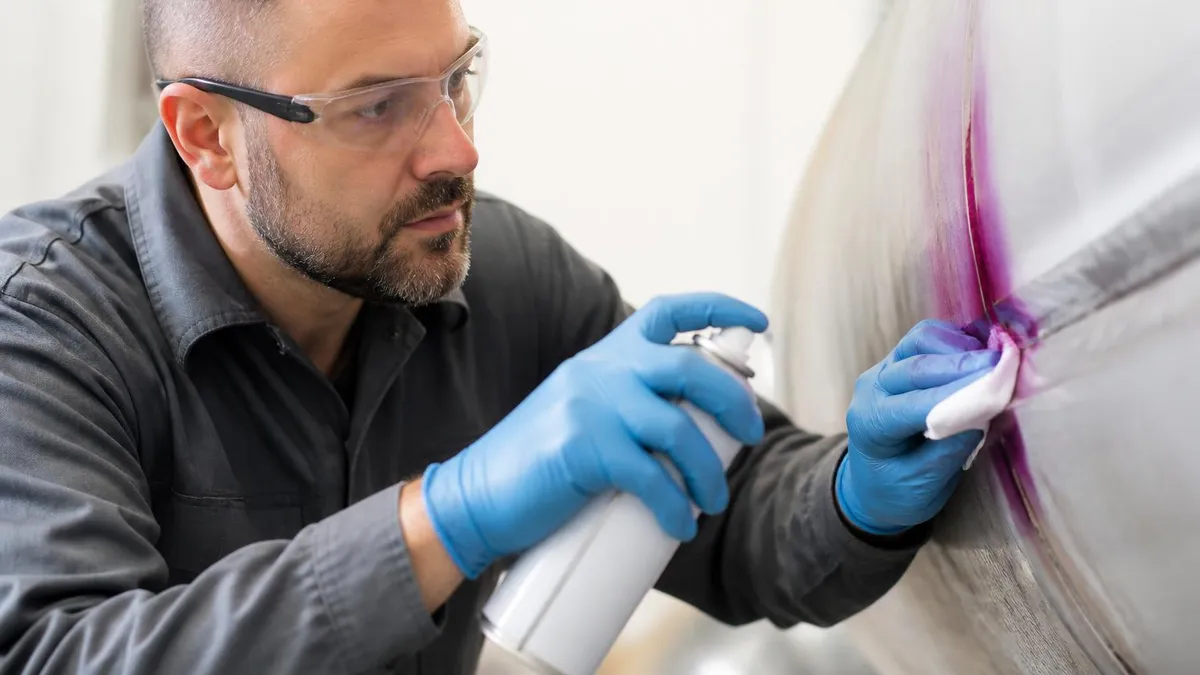 Liquid Penetrant Testing - NDT - Boilermaker Nondestructive Testing Certification certification study resource