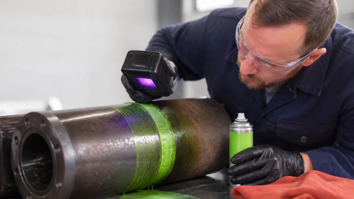 Magnaflux Inspection - NDT - Boilermaker Nondestructive Testing Certification certification study resource