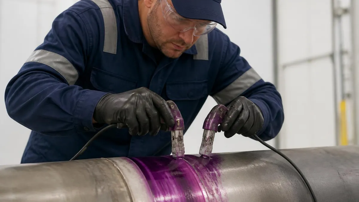 Magnetic Particle Inspection Test - NDT - Boilermaker Nondestructive Testing Certification certification study resource