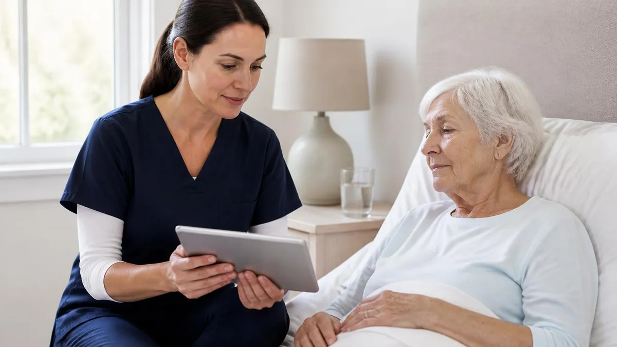 Daily Workflow Checklist for a Hospice Nurse Pract - NP - Nurse Practitioner certification study resource