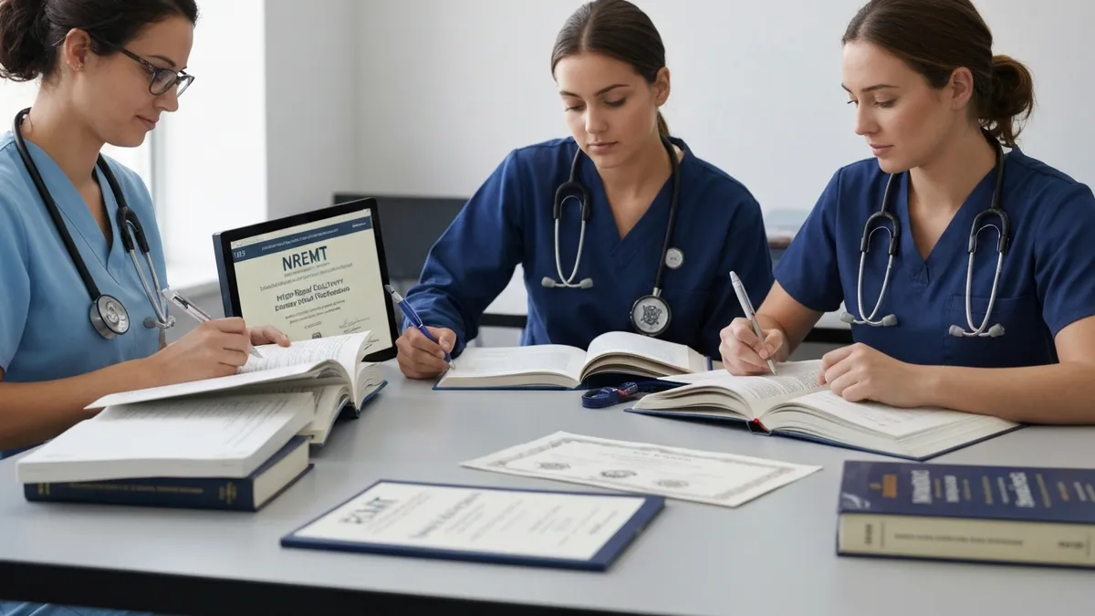 EMT Program Options at a Glance - NREMT - National Registry of Emergency Medical Technicians certification study resource