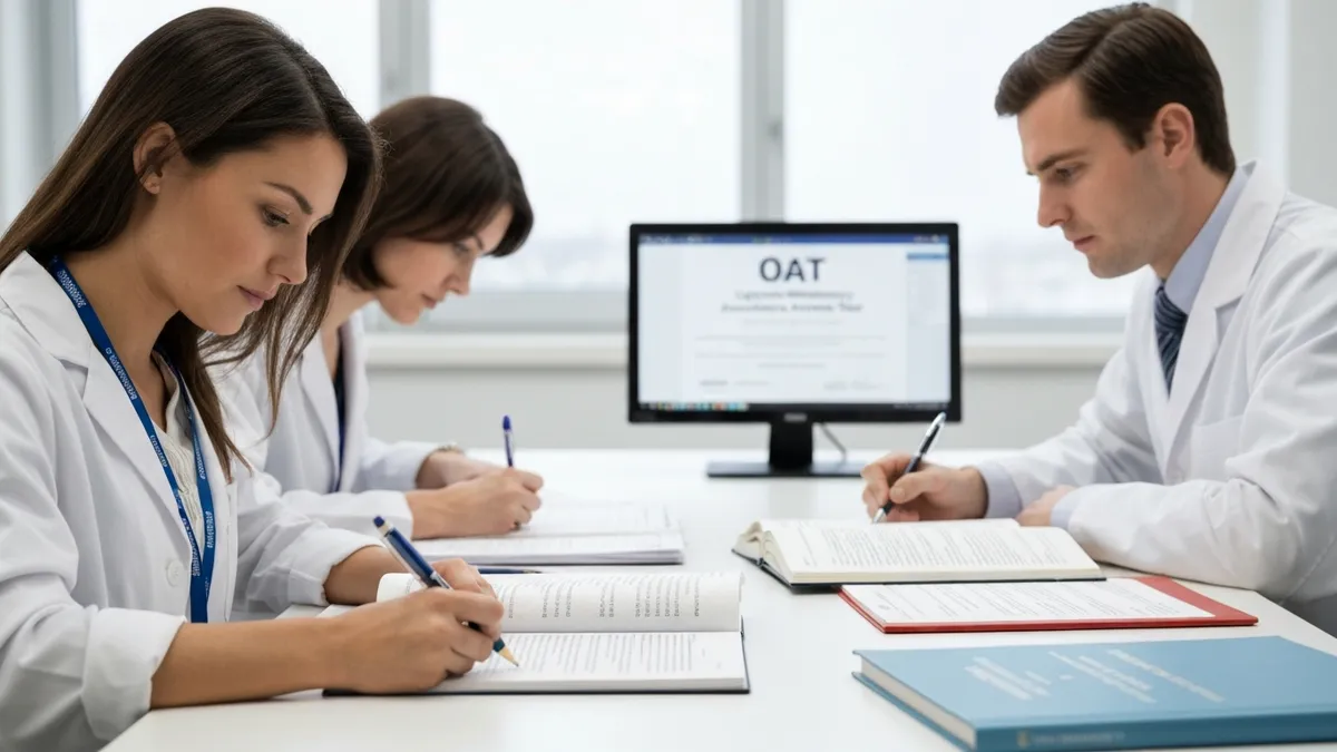 Oat Content Area Breakdown - OAT - Optometry Admission Test certification study resource