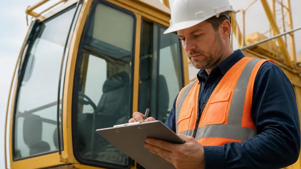 Inspection Record Fields Decoded - OSHA - OSHA Certified Crane Operator certification study resource