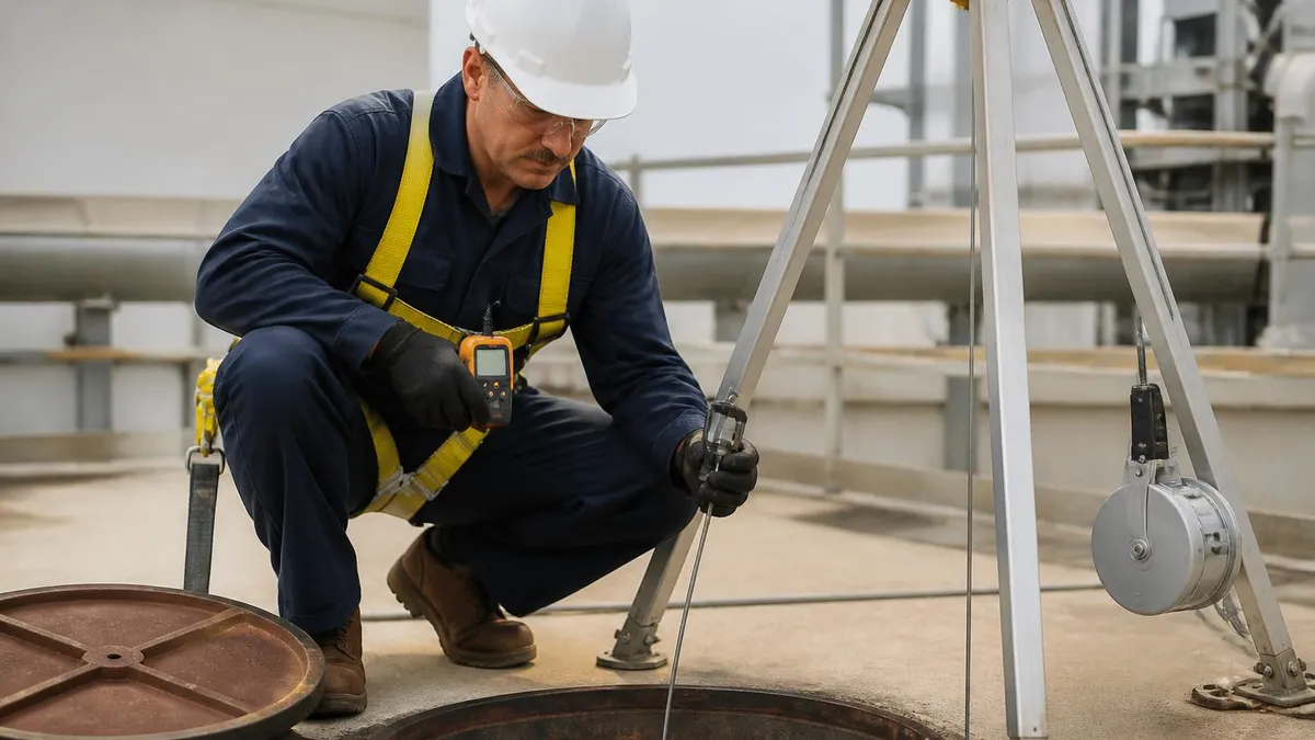 Atmospheric Testing Under the Osha Confined Space - OSHA - Safety Certificate certification study resource