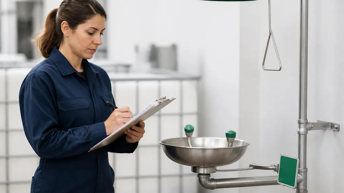 Eye Wash Compliance by the Numbers - OSHA - Safety Certificate certification study resource