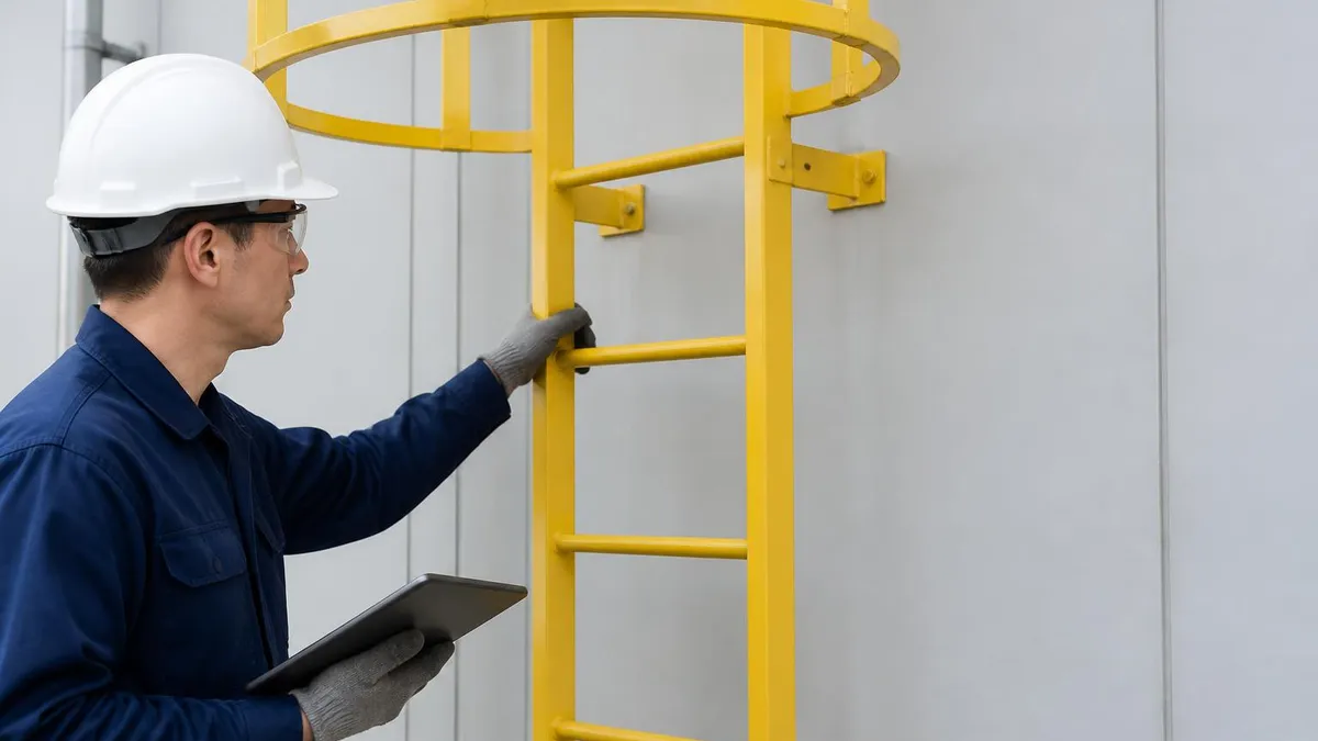 Osha Fixed Ladder Compliance Checklist - OSHA - Safety Certificate certification study resource