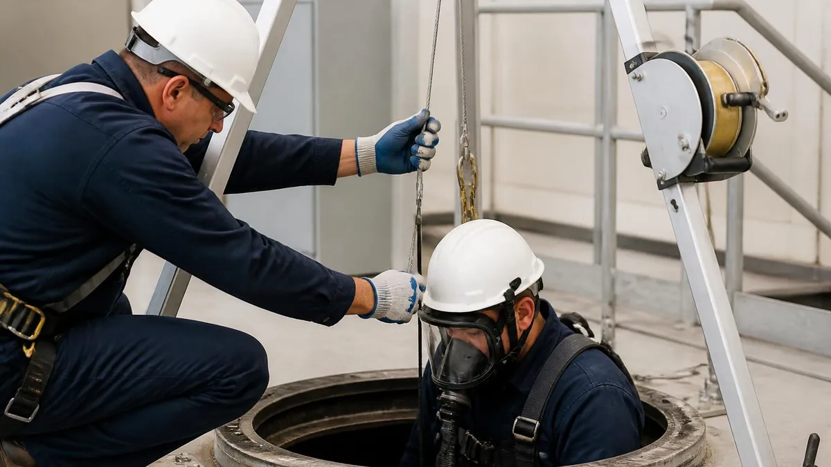 Pre-entry Confined Space Training Compliance - OSHA - Safety Certificate certification study resource