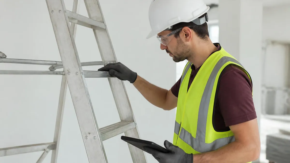 Pre-use Ladder Inspection Checklist - OSHA - Safety Certificate certification study resource