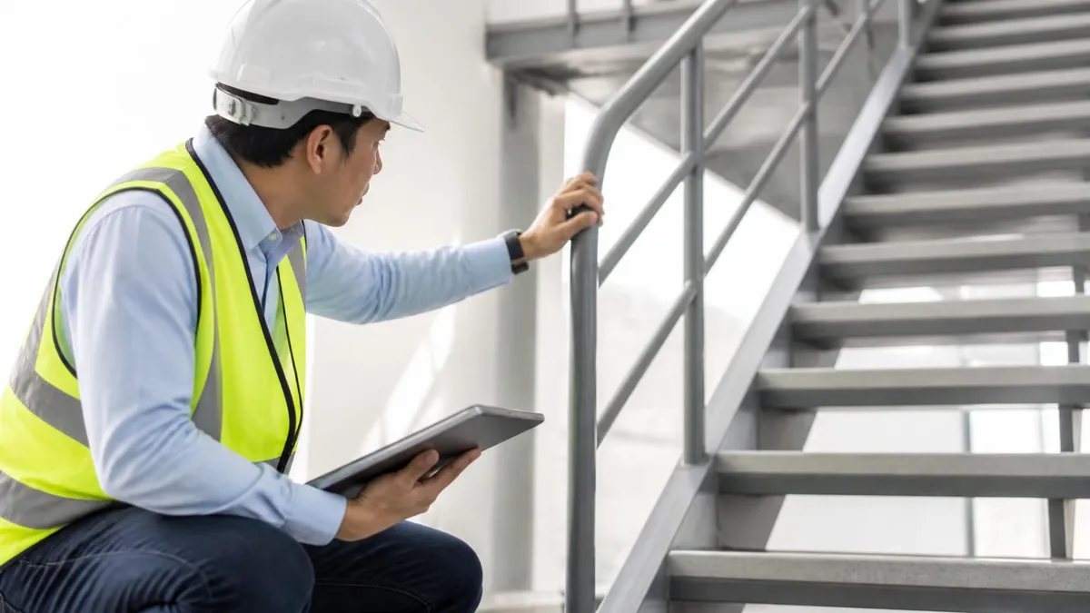 Stairway Compliance Quick-check - OSHA - Safety Certificate certification study resource