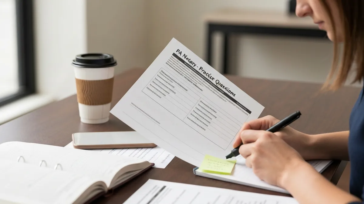 How to Become a Notary - PA Notary - Pennsylvania Notary Exam certification study resource