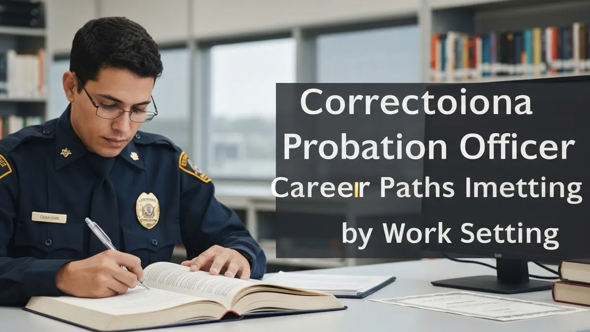 Correctional Probation Officer Career Paths by Wor - Probation Officer certification study resource