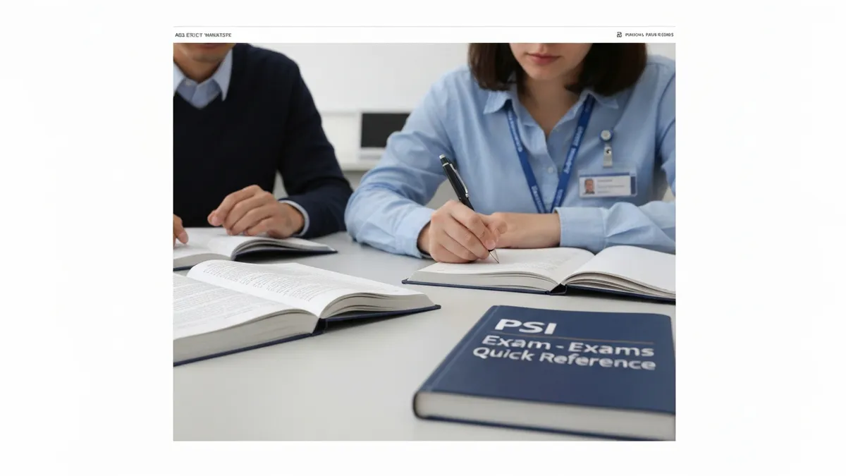 Psi Exam Quick Reference - PSI - Exams certification study resource