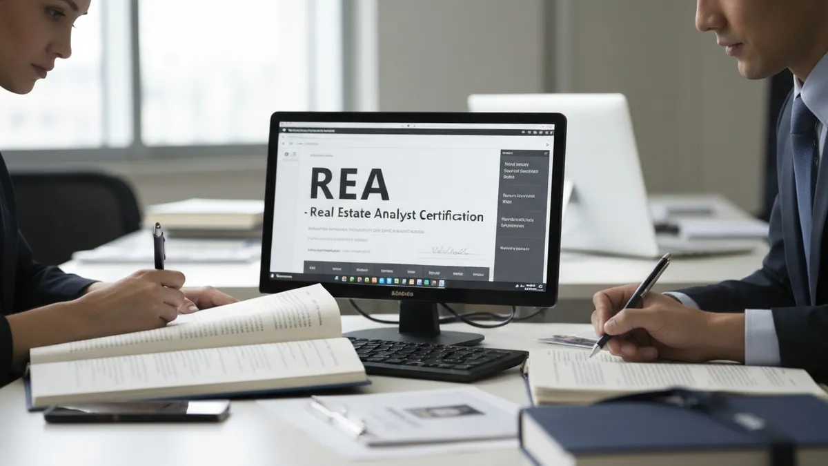 Real Estate License at a Glance - REA - Real Estate Analyst Certification certification study resource