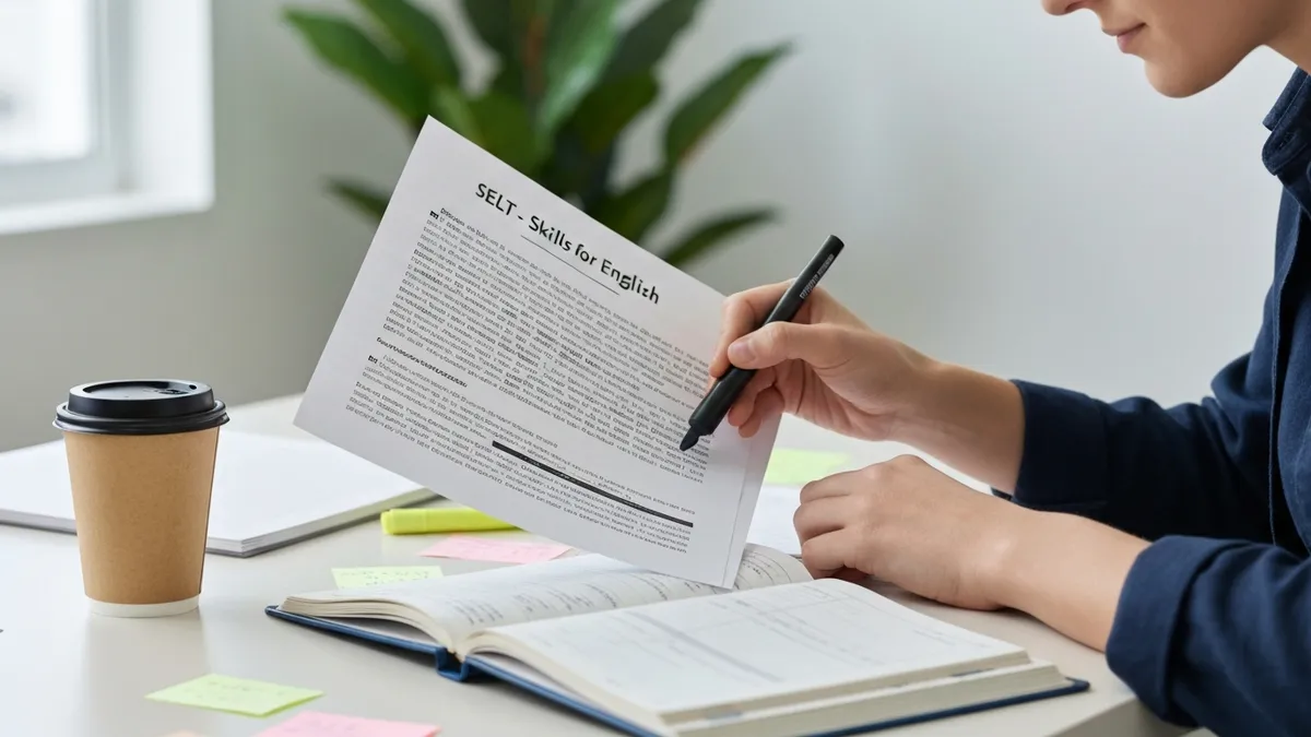 Selt for Ukvi - SELT - Skills for English certification study resource