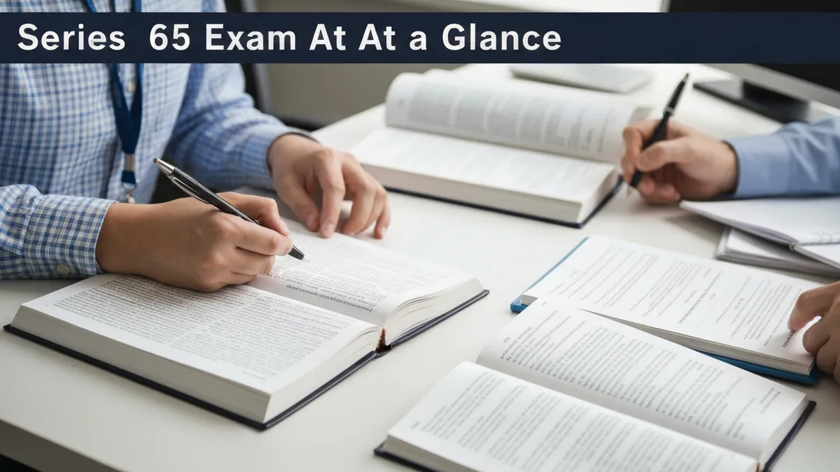 Series 65 Exam at a Glance - Series 65 – Uniform Investment Adviser Law Exam certification study resource
