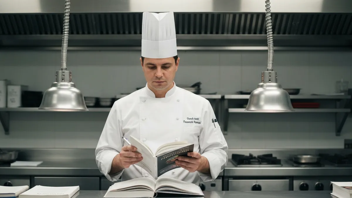 HACCP flow chart showing the 7 principles applied to cooking chicken in a restaurant kitchen