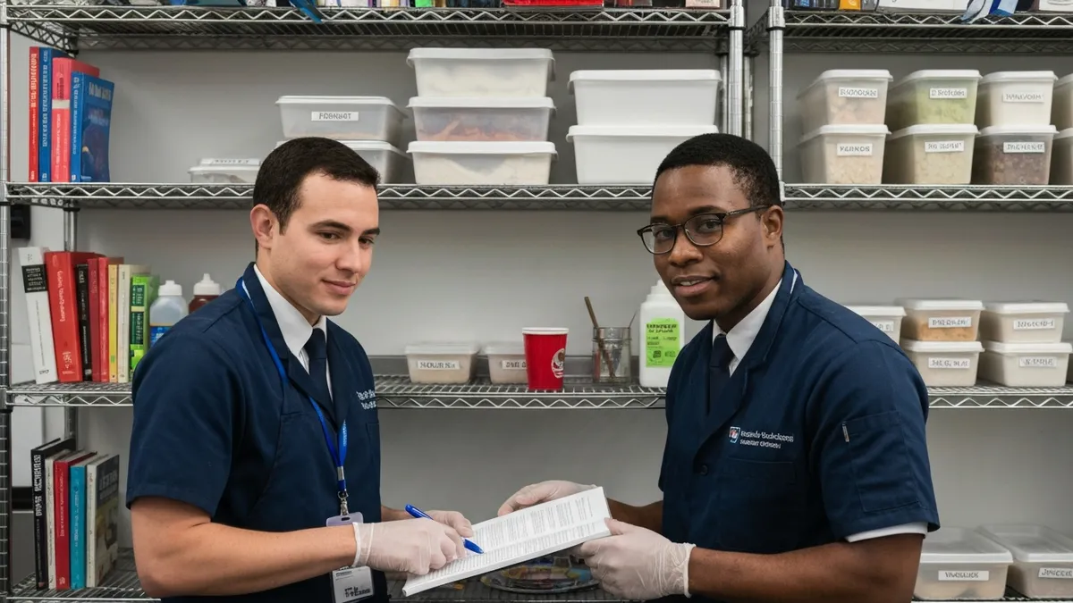 ServSafe Manager exam study timeline and domain breakdown chart