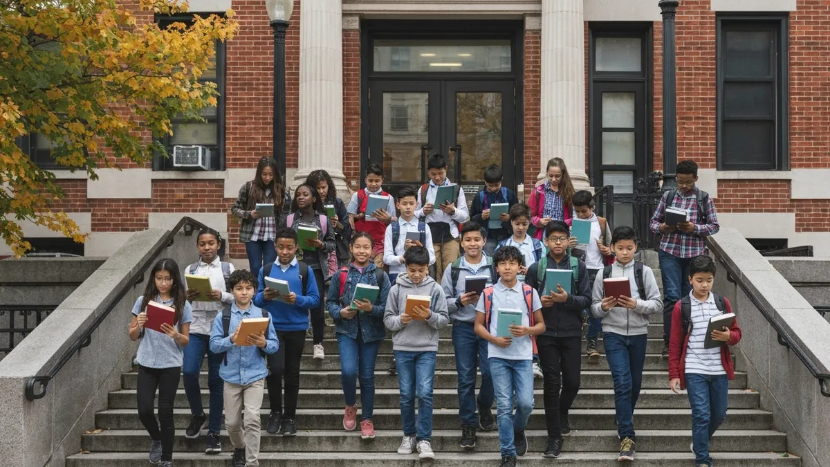 SHSAT cutoff score chart showing minimum composite scores for eight NYC specialized high schools by year from 2022 to 2025