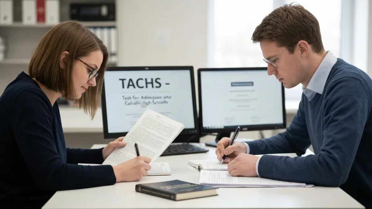 Exam Format &amp; Sections - TACHS - Test for Admission into Catholic High Schools certification study resource