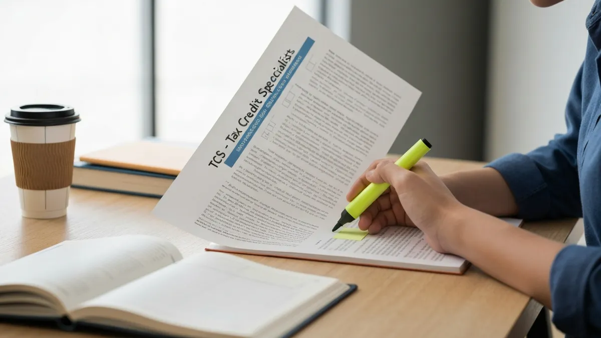 Tcs Practice Test - TCS - Tax Credit Specialist certification study resource