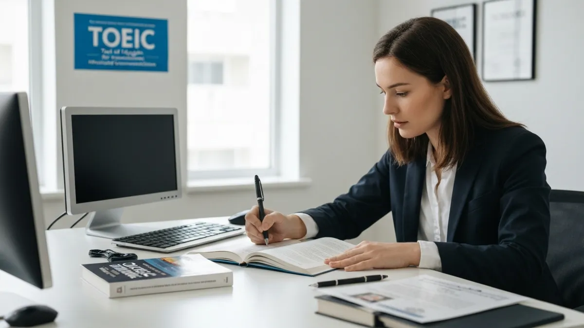 Toeic Exam at a Glance - TOEIC - Test of English for International Communication certification study resource