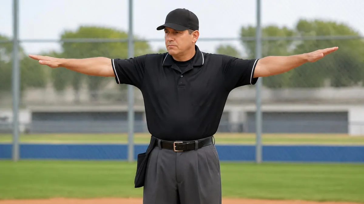 Safe, Out, and Base Call Umpire Signals - Umpire Certification certification study resource