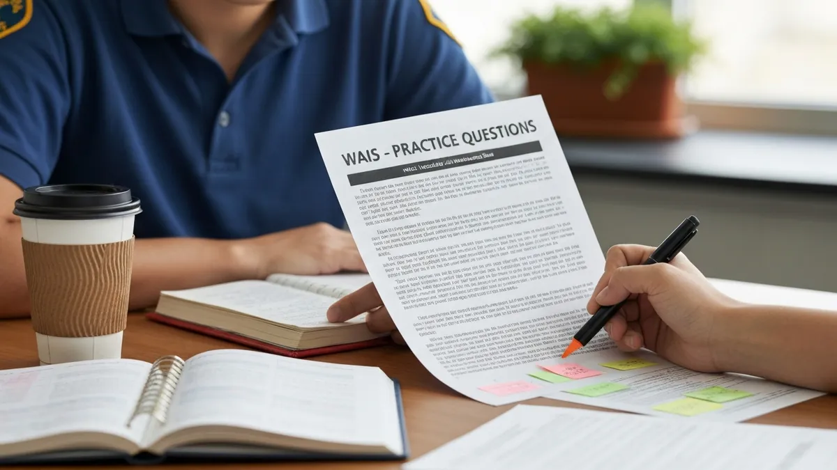 Sara Wais - WAIS - Wechsler Adult Intelligence Scale certification study resource