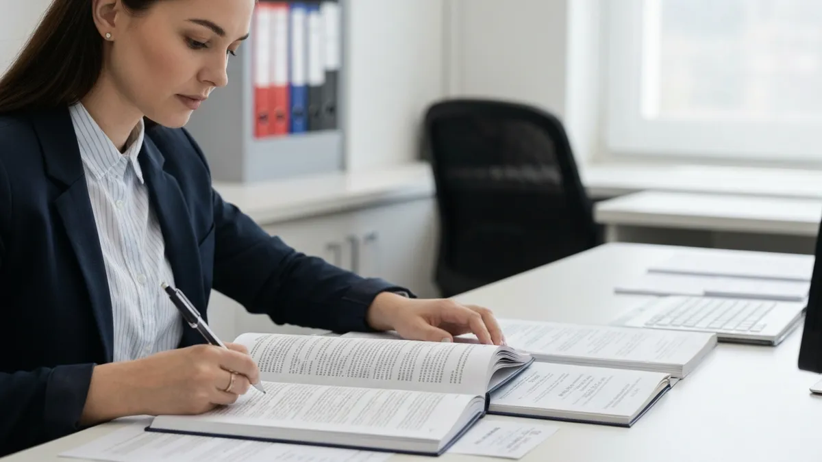 Consulting applicant preparing for Watson Glaser critical thinking assessment alongside case study materials